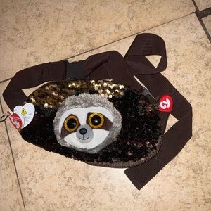 Ty Beanie Boos kids Brand New Sequin Sloth Fanny Pack